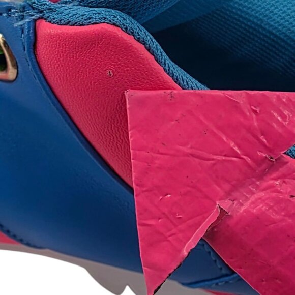 Privileged Shoes Womens 10 Shoes Neon Pink Blue Green Heart Platform Sneakers - Picture 9 of 16